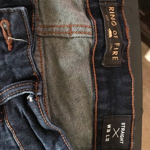 Men’s ring of fire nonstop straight leg 36x32